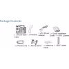 Telefone DECT Grandstream GXP1628 — telefone DECT de secretária/parede, LCD 132x48 px, alta-voz, 500 contactos, RJ-9 headset