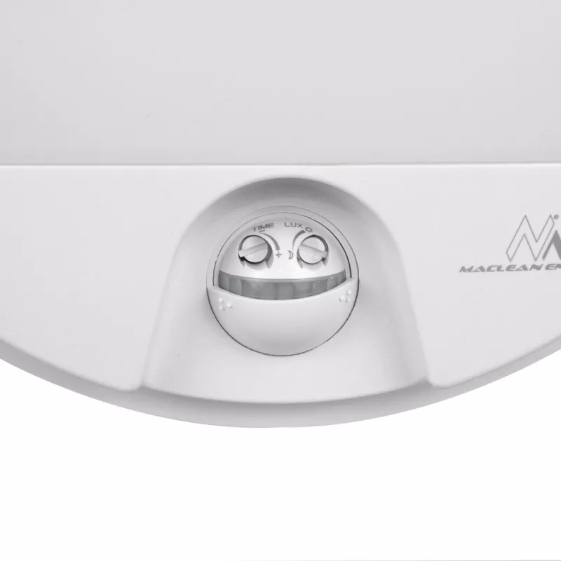 Lâmpada LED MACLEAN MCE291W com sensor de movimento IR, 10 W, 3000 K