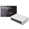 Switch de rede QOLTEC 52247 5 x portas RJ45 1000 Mbit/s Gigabit não gerido