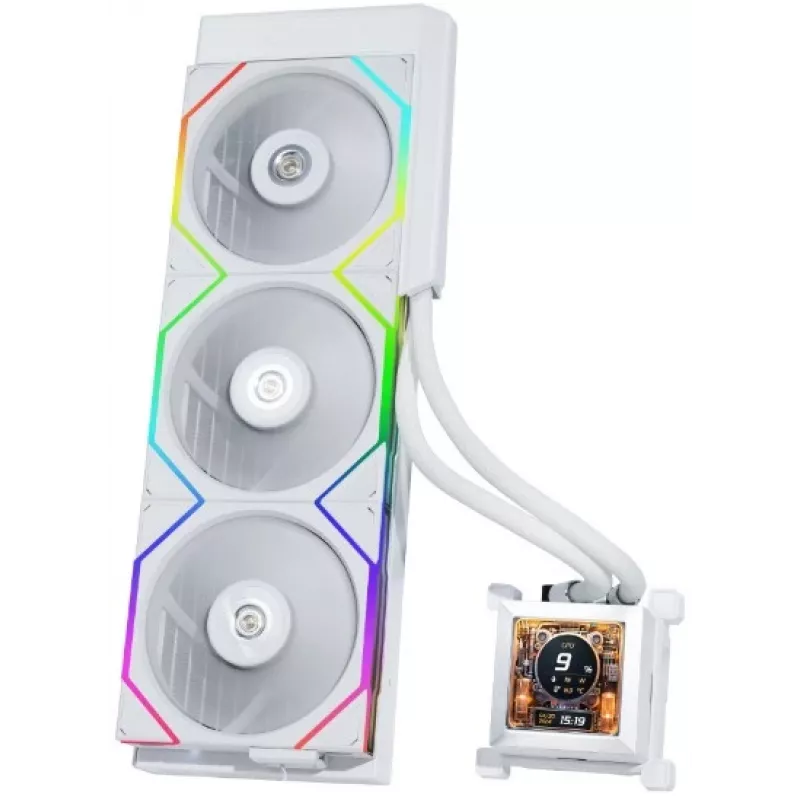 Refrigeração líquida All-in-One Lian Li HSLCD36SW 12 cm branco 200–2500 rpm