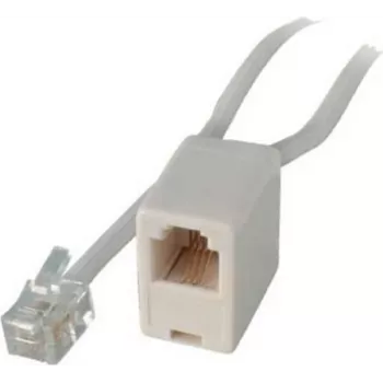 Extensão telefónica modular RJ ISDN ShiverPeaks 70230-8/4W — cablagem 8/4, conector Western (RJ)