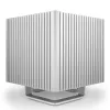 Caixa cubo sem ventoinha Streacom DB4 + fonte de alimentação Nano 120 Watt - prateada