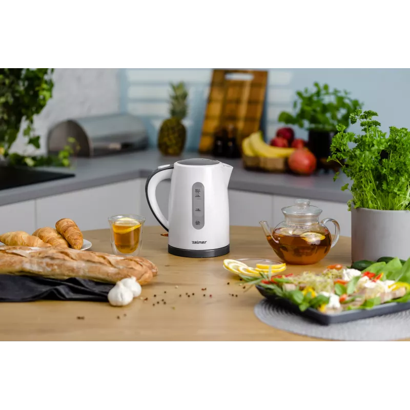 Chaleira elétrica Zelmer 1,7 l 2200 W aço inoxidável