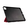 Crong FlexFolio CRG-FXF-IPD112-RED capa tipo folio para iPad Air 11 M3 (2025)/M2 (2024), iPad Air 10.9 (5-4 ger.), iPad Pro 11 (2022-2021), 27,7 cm (10,9″), com suporte para Apple Pencil, vermelha