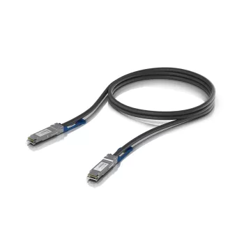 Cabo de cobre de ligação direta Ubiquiti QSFP28 100Gbps 1m UACC-DAC-QSFP28-1M
