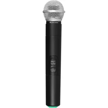 Microfone de mão Omnitronic UHF-E Serie 520,9 MHz microfone de mão sem fios