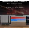 Router de mesa MERCUSYS MR25BE EasyMesh Wi‑Fi 7 Dual‑Band 2,4/5 GHz, 3600 Mbit/s, 3× Gigabit-LAN, 4 antenas externas