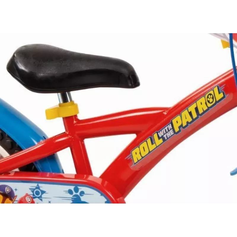 Bicicleta infantil 12 Paw Patrol vermelha 1178 rapaz NOVA TOIMSA