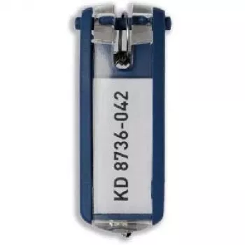 Porta-chaves Key Clip Durable 1957-07 azul 6 unid.