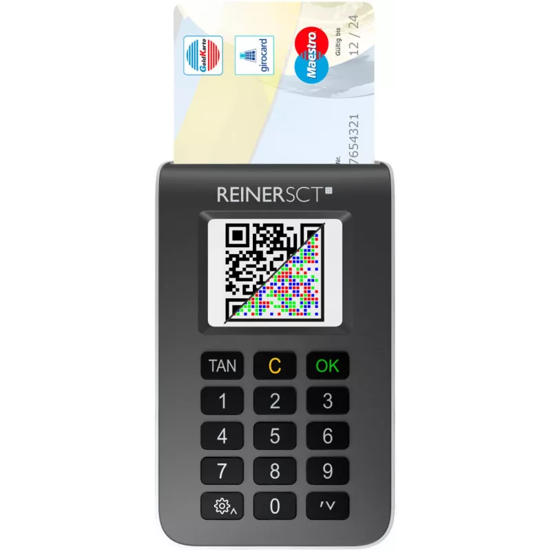ReinerSCT tanJack photo QR - gerador de TAN - antracite