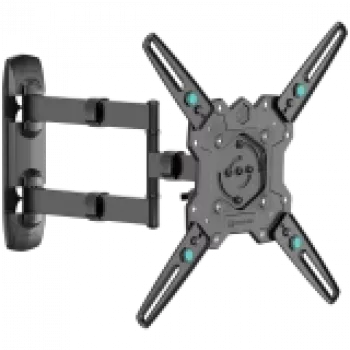 Suporte de parede articulado e inclinável ONKRON para televisores de 32-65 polegadas, máx. 41 kg, com rotação, preto M4R