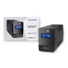 UPS Qoltec Monolith Dupla conversão Online 0,65 kVA 360 W 2 tomadas AC