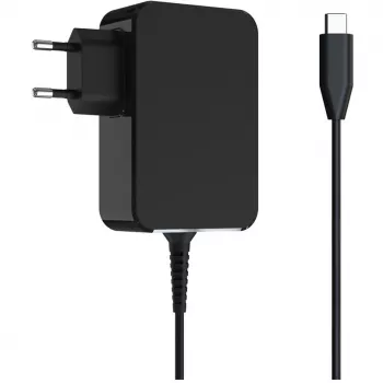 Carregador móvel de dispositivos LC-Power LC-NB-GAN-65-C portátil preto AC interior