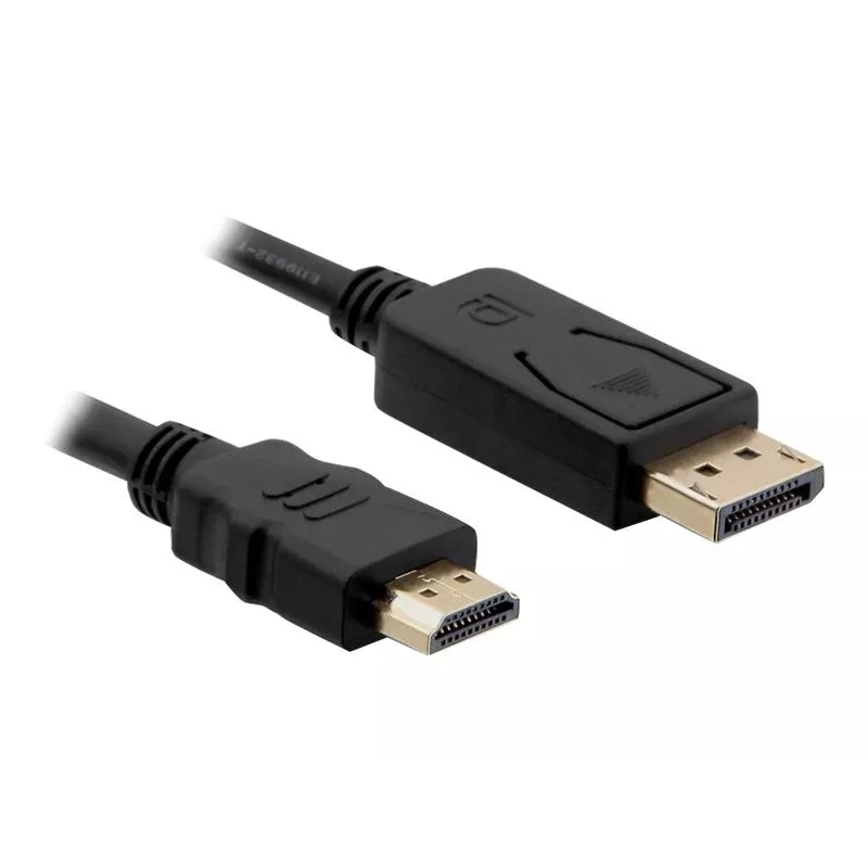 Cabo Delock DisplayPort 1.1 macho > High Speed HDMI-A macho passivo 3 m preto (82435)