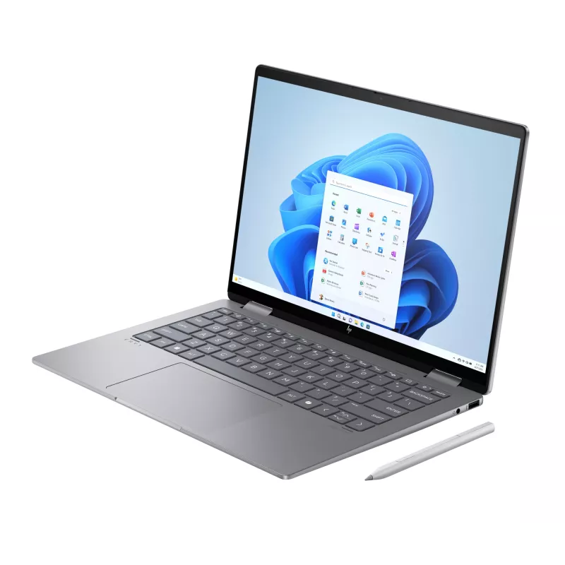 Portátil 2-em-1 HP Envy x360 14-fa0006ny - Ryzen 7-8840HS, 16GB, 512GB SSD, 14,0 WUXGA 300-nit tátil, câmara IR, Meteor Silver, Win 11 Home