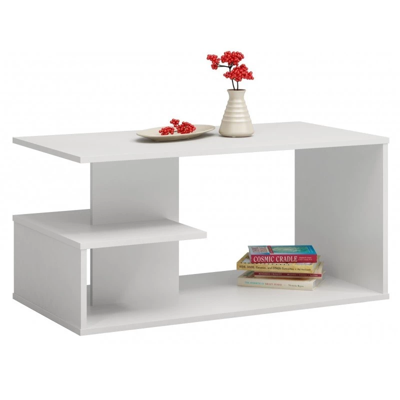 Topeshop MESA DALLAS BIEL mesa lateral/mesa de centro de forma livre 1 perna(s)