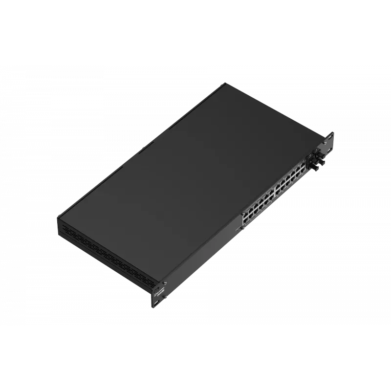 Teltonika SWM280 Switch industrial gerível, 24x GLAN, 4x SFP, Switch Half PoE 12x PoE+