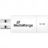 MediaRange - Pen drive - 32 GB - USB 2.0 - Branco, Verde (MR973)