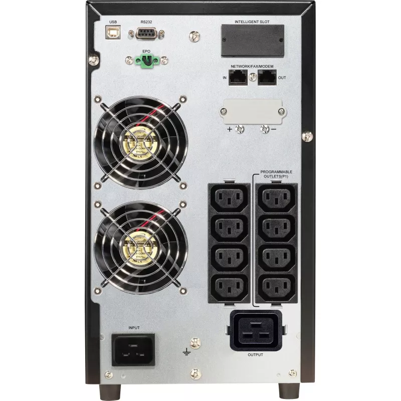 PowerWalker VFI 3000 CG PF1 Dupla conversão (Online) 3 kVA 3000 W 9 saídas AC