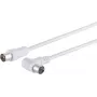 Cabo coaxial S/CONN 80035-32 5 m IEC branco