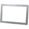 Moldura para tablet ALLNET ALLTCover14NSv1 — moldura de substituição prateada, peso 385 g