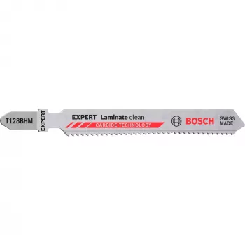Bosch Expert Laminate Clean T 128 BHM lâminas para serra de recortes (3 unid.)