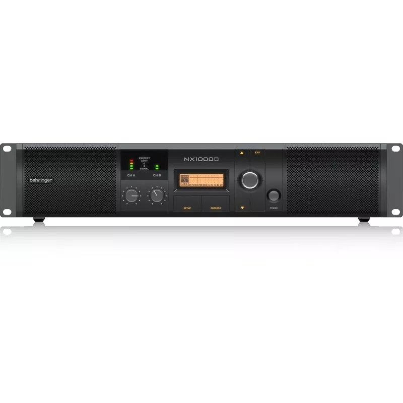 Behringer NX1000D amplificador de áudio performance/palco preto