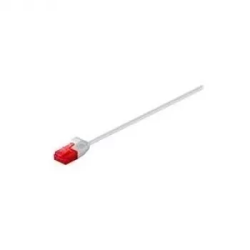Cabo de rede CAT 6 fino Goobay Wentronic, U/UTP, cinzento, 10 m - material de cobre (93734)
