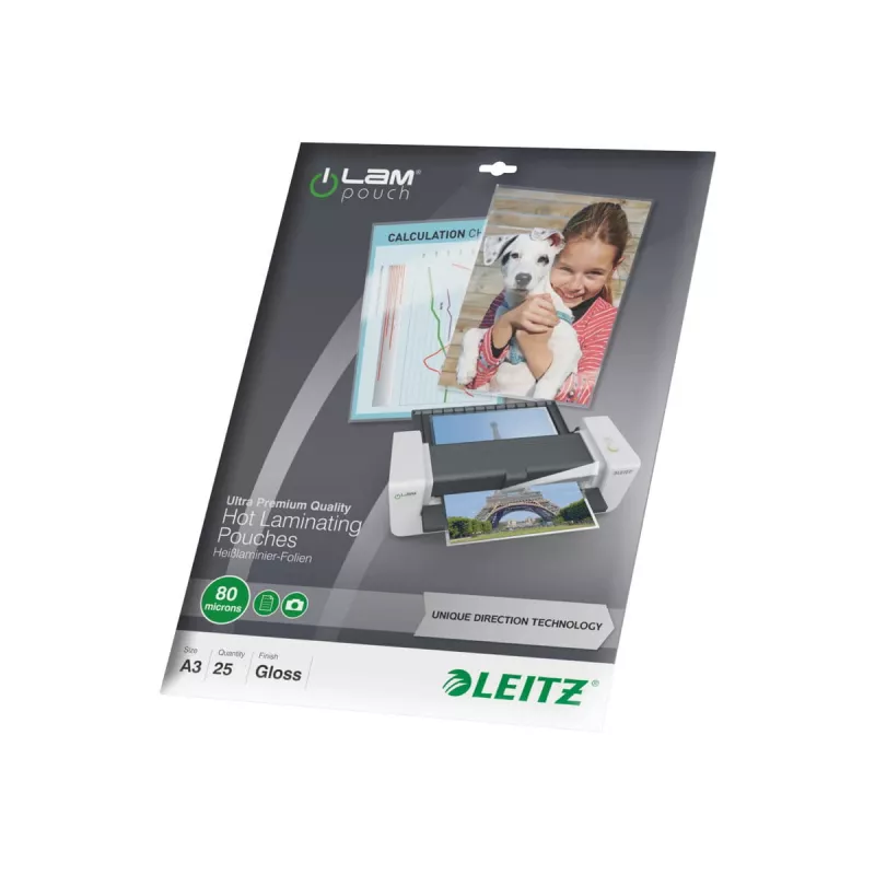 Películas de plastificação Leitz iLAM UDT 25 unidades