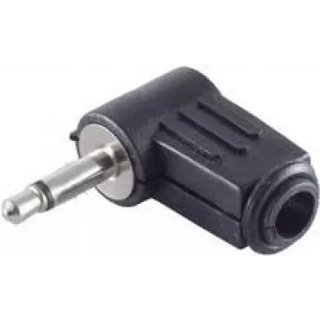 Ficha de cabo ShiverPeaks BS51100-W 3,5 mm macho preto