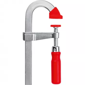 Grampo em U Erdi LMU20/5 – abertura de aperto 20 cm, aço inoxidável, vermelho