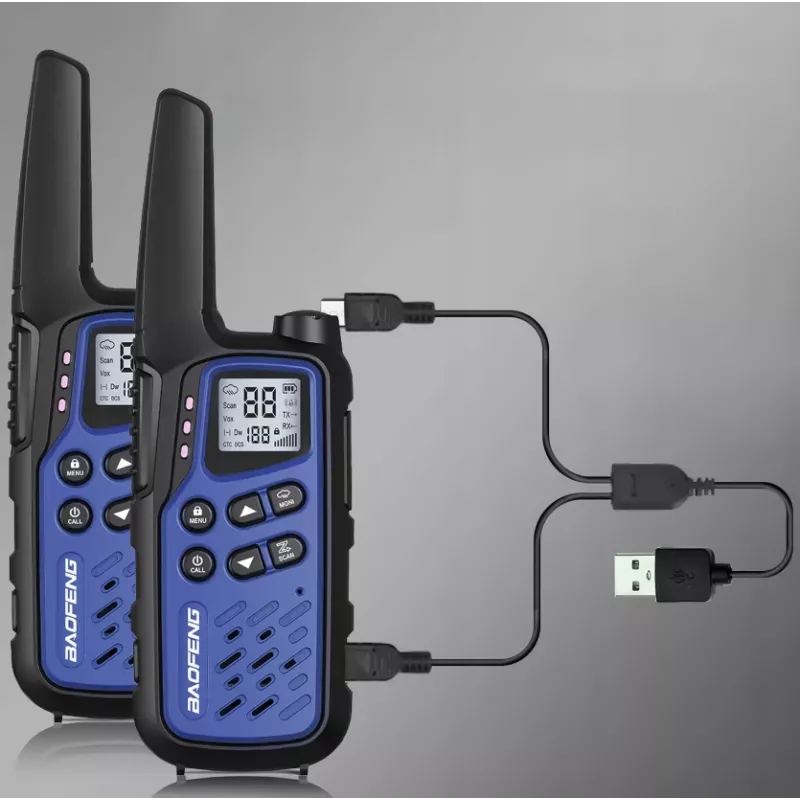 Walkie-talkie Baofeng BF-T25E azul, 2 unid.