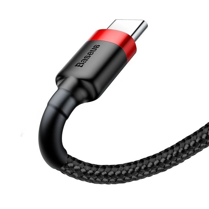 Cabo para telemóvel Baseus vermelho 1 m USB A USB C