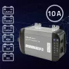 Qoltec 51952 carregador inteligente Monolith para baterias LiFePO4/AGM/GEL/SLA, 10 A, 24 V