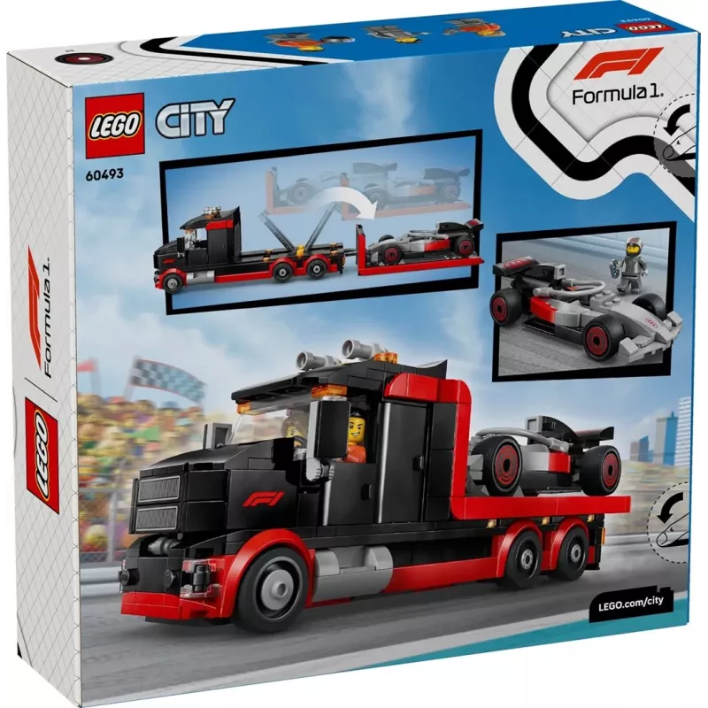 LEGO CITY 60493 Camião de espetáculo F1 com carro de corrida Audi F1