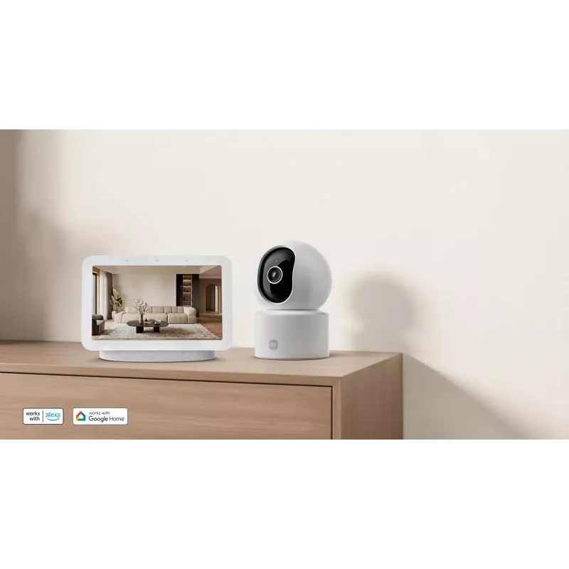 Câmara inteligente Dome Xiaomi C302 — 3 MP, H.265, suporte microSD (8–256 GB)