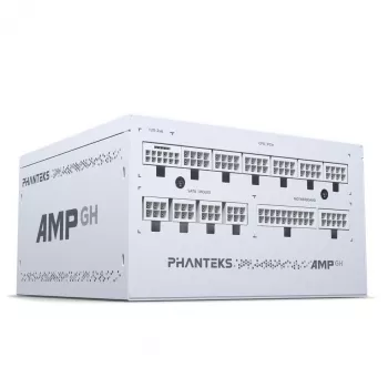 Fonte de alimentação PHANTEKS AMP GH 1200W 80 PLUS Platinum ATX 3.1 PCIe 5.1 — 1200 W, branco