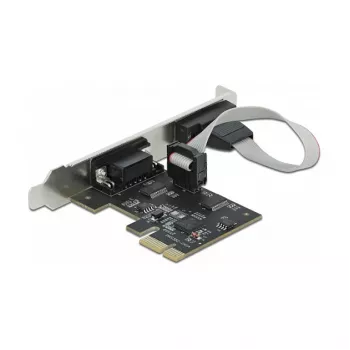 Placa de expansão DeLOCK PCI Express x1 para 2 x Série RS-232