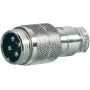 Acoplamento de microfone alan elektronik Midland NC 526 de 4 polos para ficha e conector fêmea de 4 polos