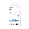 Fonte de alimentação LogiLink - 12 Watt - 2,4 A - 2 portas de saída (USB)