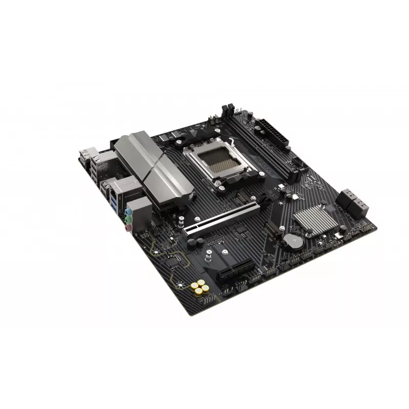 Placa-mãe Sapphire B650M-E (AMD B650) micro ATX, socket AM5, DDR5, 2x DIMM, 96GB, 2x M.2 (PCIe5/4), 4x SATA III, LAN 2,5Gb