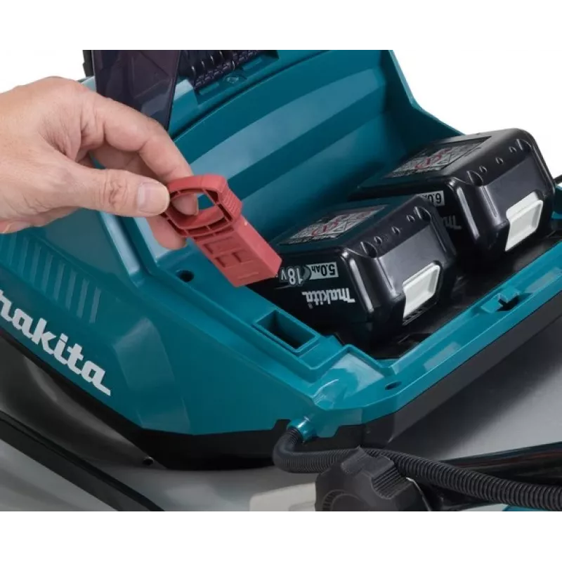 Cortador de relva Makita DLM460Z bateria preto, azul