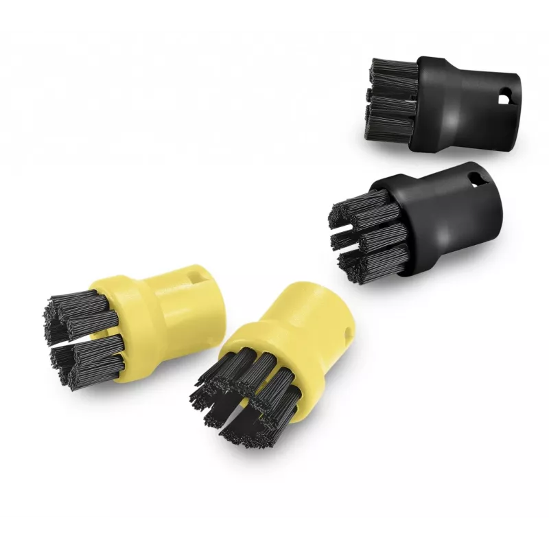 Conjunto de escovas Kärcher para limpadora a vapor 2.863-264.0, escovas de plástico redondas 26×26×40 mm, 4 unid.