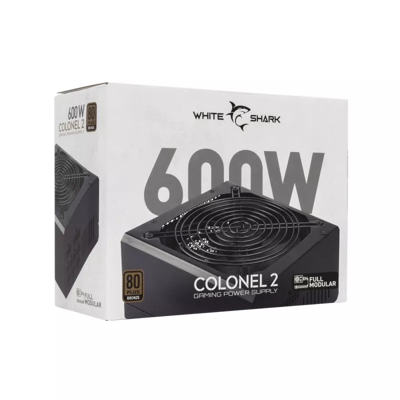 Fonte de alimentação White Shark GPSU-B600S Colonel-2 600W