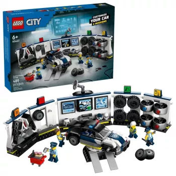 LEGO CITY 60457 Garagem de Carro de Polícia Personalizada