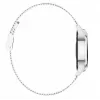 Smartwatch ORO-MED ORO-SMART CRYSTAL SILVER — caixa redonda em metal, LCD 240 × 198, ecrã de 1,04 polegadas, Bluetooth 4.0, à prova de água, bateria de 120 mAh