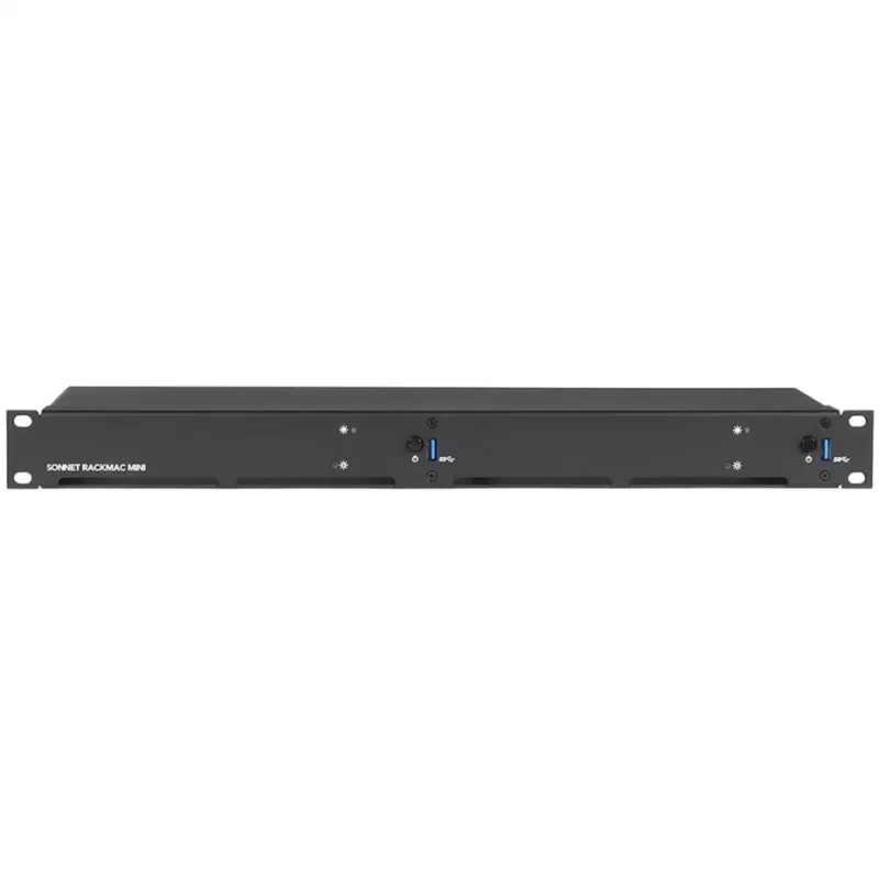 Conjunto de suporte Sonnet RackMac mini 1U preto