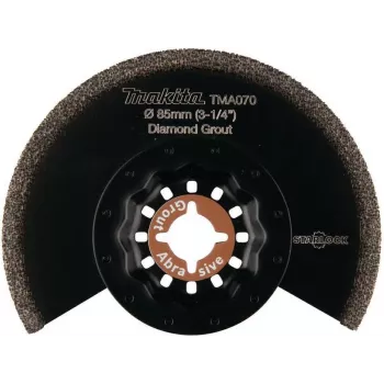 Makita B-65034 (TMA070) lâmina de serra segmentada diamantada, 85 mm, para ferramenta multifunções
