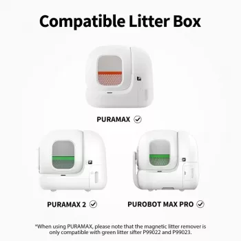PETKIT conjunto de rede filtrante para placa de areia magnética, areia eficaz para caixas de areia automáticas PETKIT PURA MAX 2