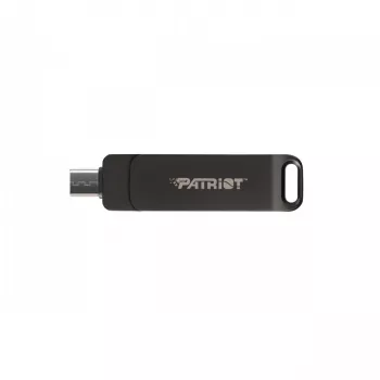 Unidade flash PATRIOT Rage R550 32GB 100 MB/S USB A+C Swivel Design (PE32GR550DSAD) preto
